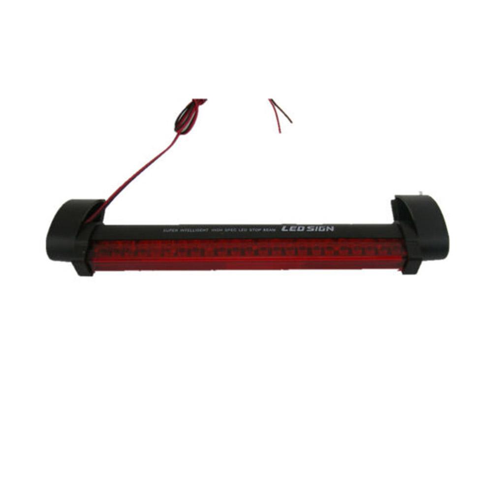 24LED Bil SUV Bakrute Høyt Montert Tredje Brems Baklys Varsellys Rødt