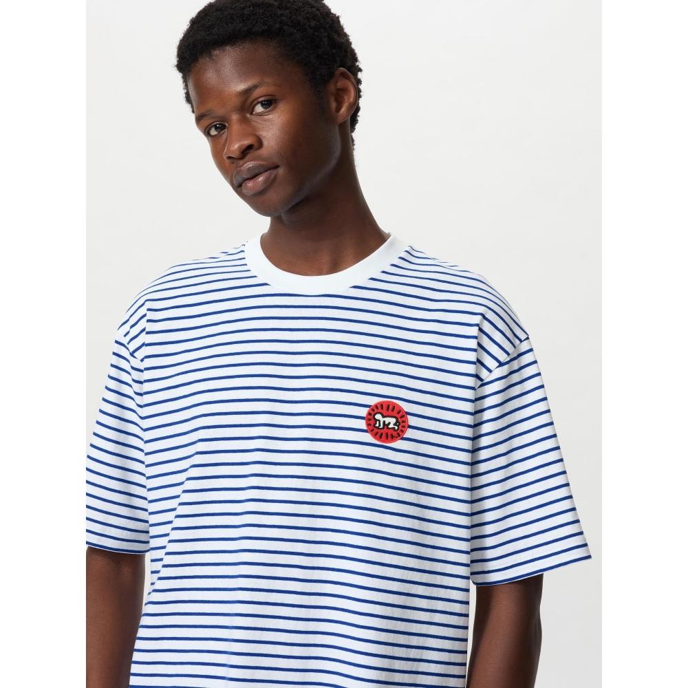 

Uniqlo Япония Кит Харинг Ut Свободный крой 00 WHITE/XS