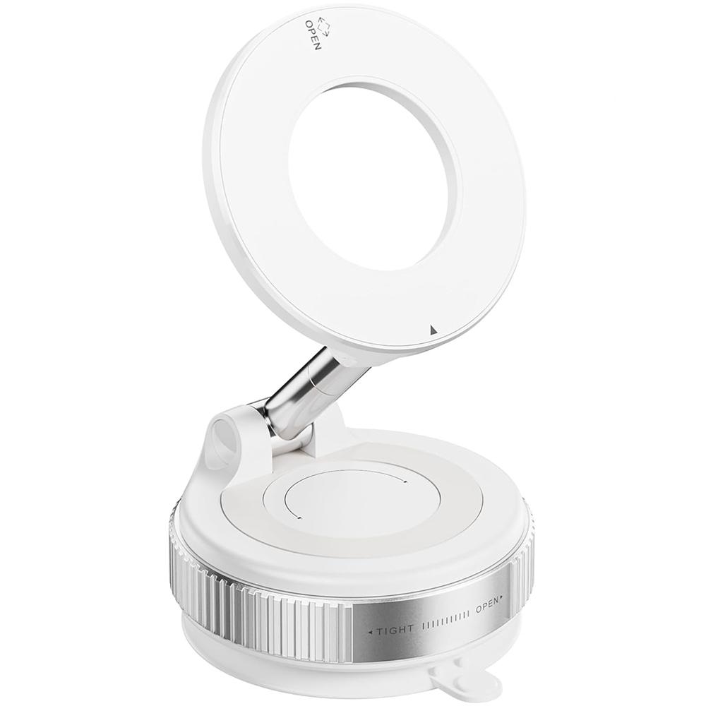 2025 Upgrade Strong Magnetic Car Phone Holder Foldable Design 360° Adjustable Vacuum Mount for Car/Desk/Bathroom/Universal Use