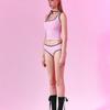 VINAJ Long Ribbon See-Through Socks (Black)