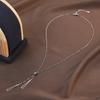 Steel Fashionforward Titanium Clavicle Necklace For Women In Gold Or Silver Stylish Design Geometric