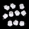 10pcs 16mm Diameter Small Round Boat Rocker Switches Black Mini Round Black White Red 2 Pin ON-OFF Rocker Switch