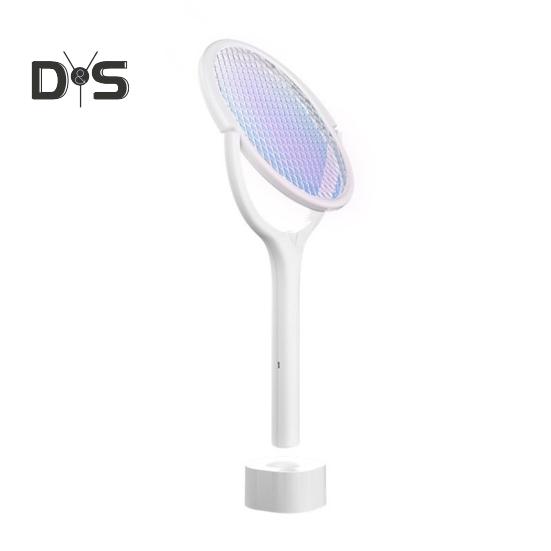 

Вращающаяся головка электрическая мухобойка USB перезаряжаемая регулируемая 3500 Вольт для использования в помещении и на открытом воздухе портативная ручная стоячая ракетка для борьбы с мухами A