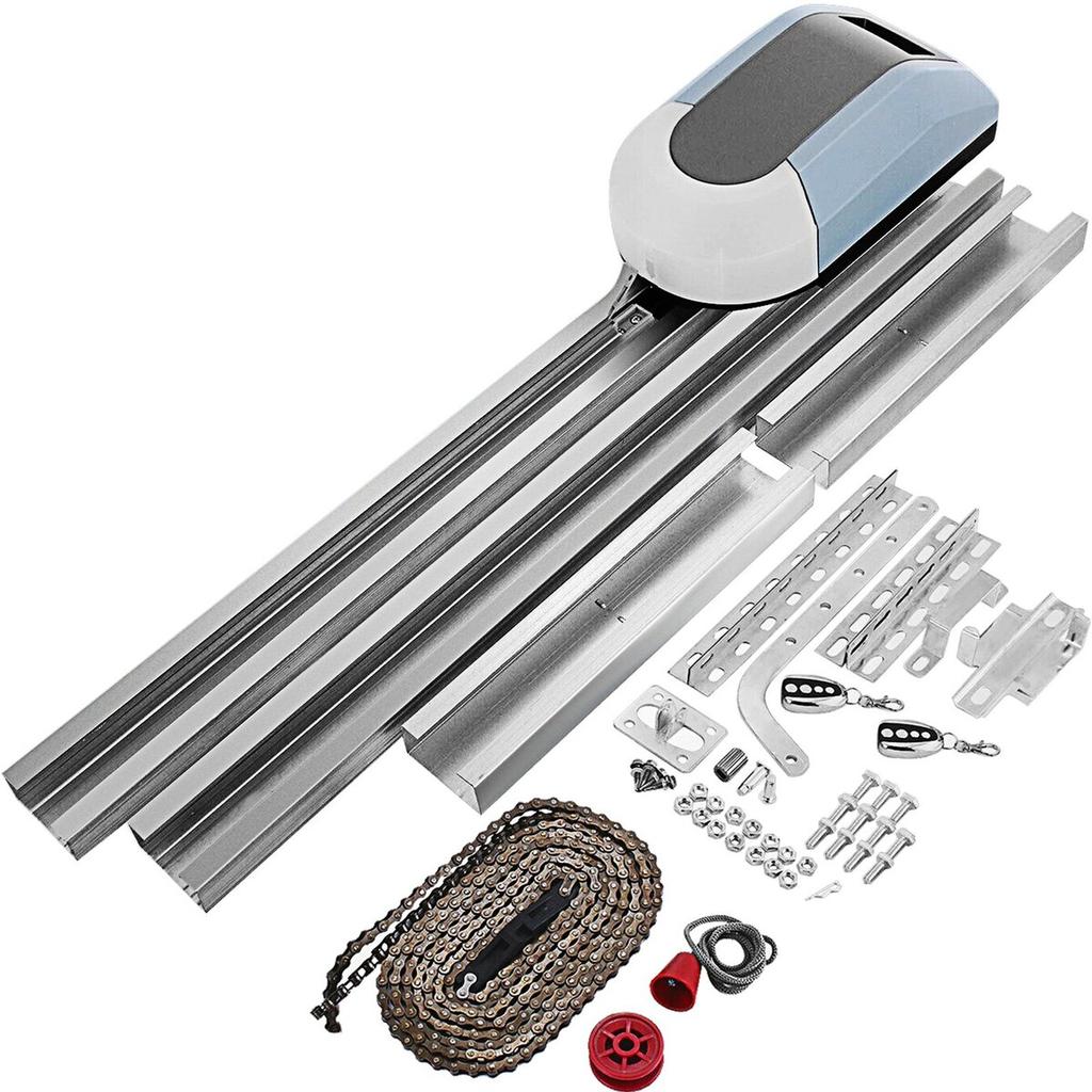 Rolltoröffner 1000N Garagentoröffner Antrieb Komplettes Set 150W Fernbedienung Elektrische Automatische Toröffner Schiebetore Set