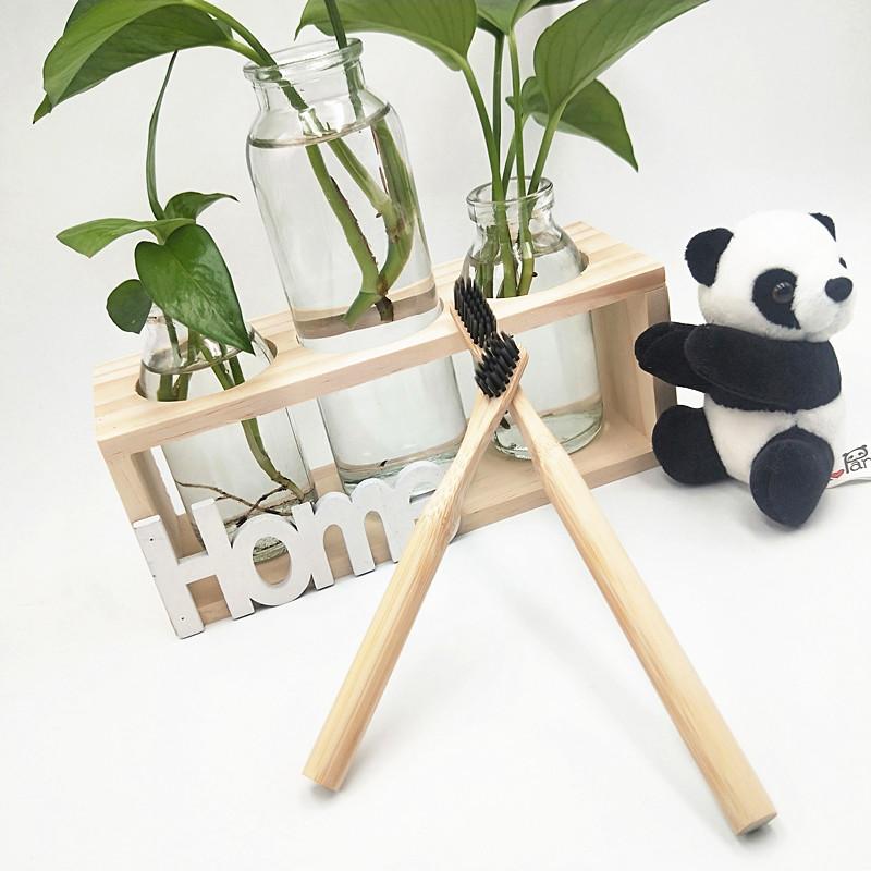 Eco-friendly Soft Children Bamboo Toothbrush Customized Logo Package Gift Travel Family Use
