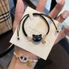 Xiaohongshu Black & White Cat Head Couple Bracelet – Cute Gift for Best Friends