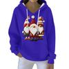Christmas Hoodies For Women Funny Cute Printed Holiday Sweatshirt Winter Oversized Pullover Tops