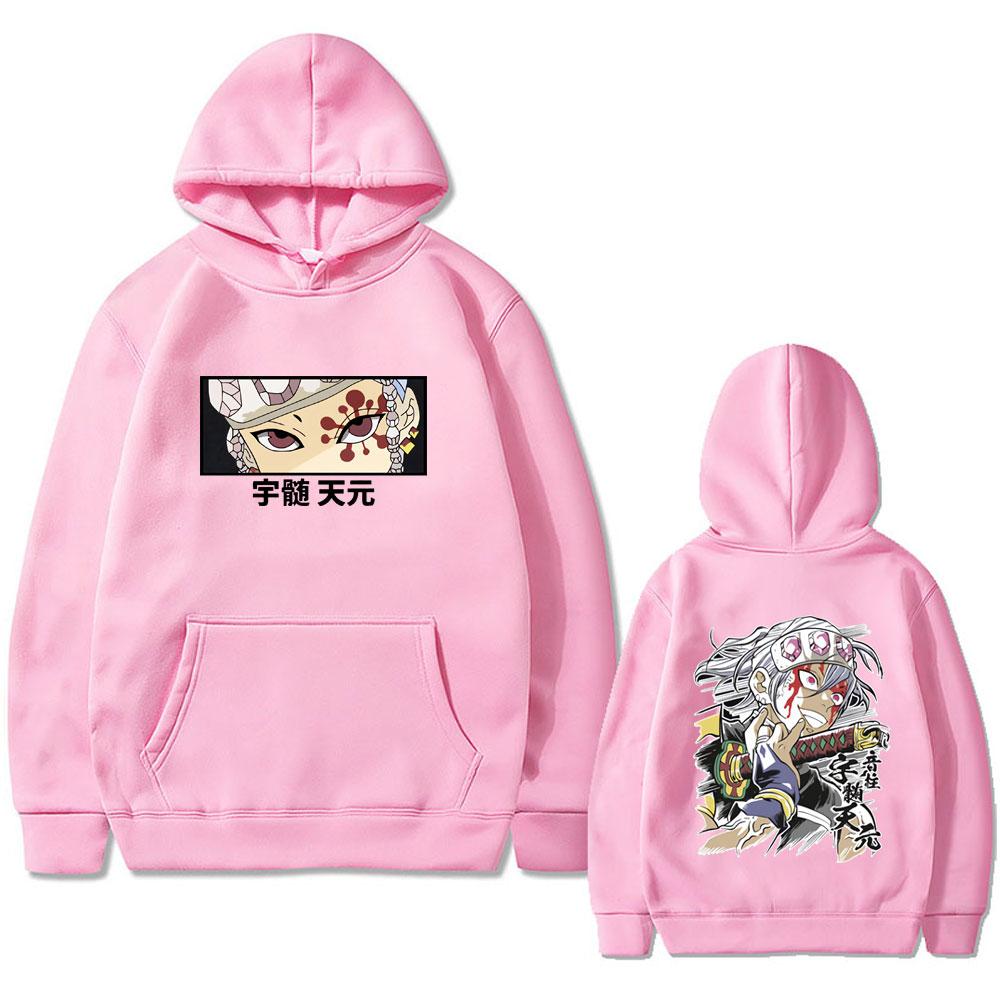 Uzui Tengen Demon Slayer Graphic Hoodies Men Women Clothing Casual Oversized Hooded Pullover Harajuku Street Fashion Streetwear