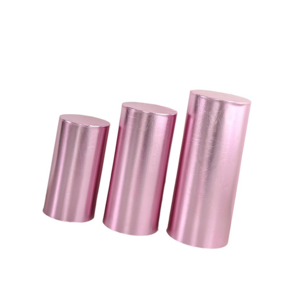 3x Plinth Stand Pillar Covers Tablecovers for Birthday Thanksgiving Wedding