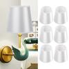 6PCS Simple Wall Light Chandelier Fabric Lamp Shade Light Fixture for Bedroom Living Room Decoration