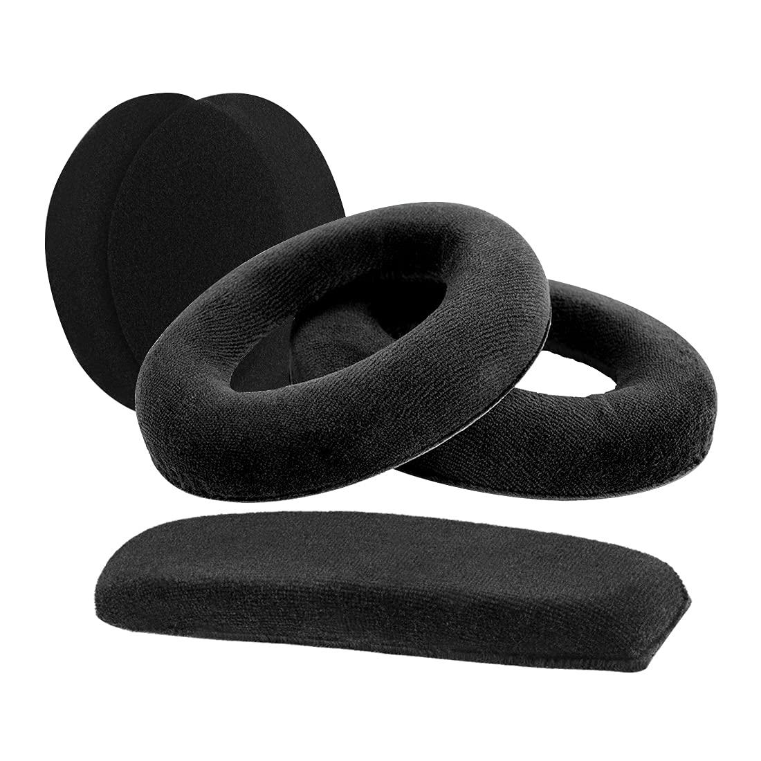 

Geekria Replacement Earpads and Headband Covers for Sennheiser HD HD 598 HD 598 HD HD HD HD and Other Headphones 598, SE, CS, 515, 555, 595, 518, чёрный