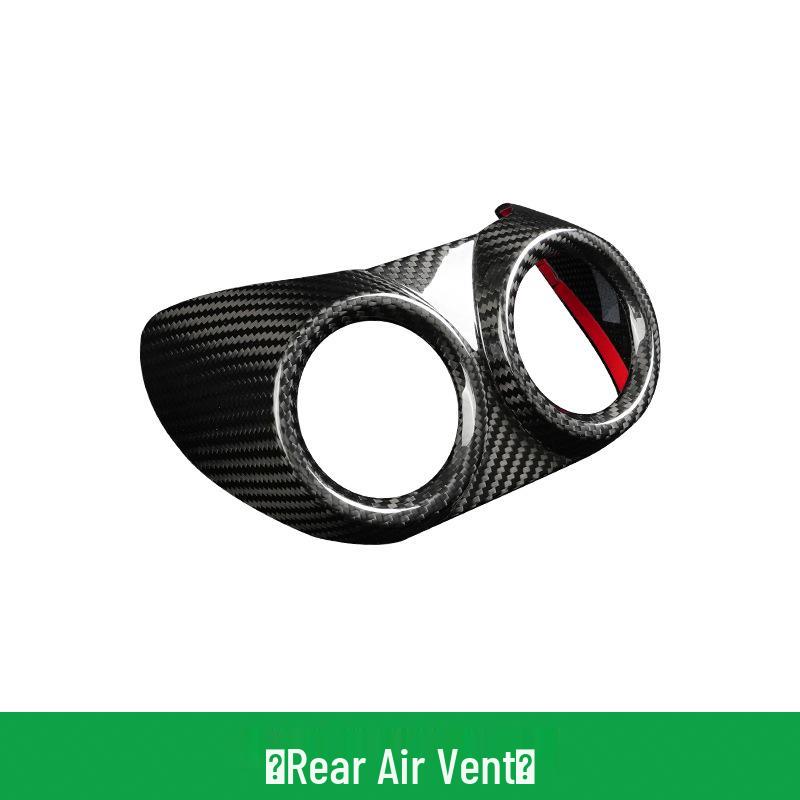 

2015-2025 Alfa Romeo Giulia Rear Air Vent Shell, Dry Carbon Fiber Finish