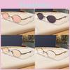 Fashion Oval Frame Sun Protection Glasses With Uv400 For Casual Women