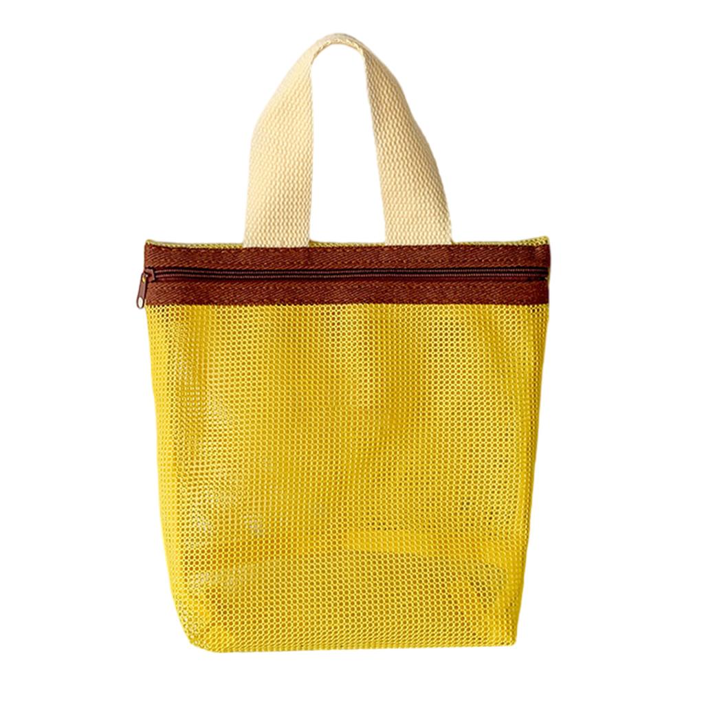 Beach Bag Mesh Shower Caddy Bag Tote Bag for Women Pool Bag Travel Cosmetic Bag Foldable Portable Toiletry Bag Gifts