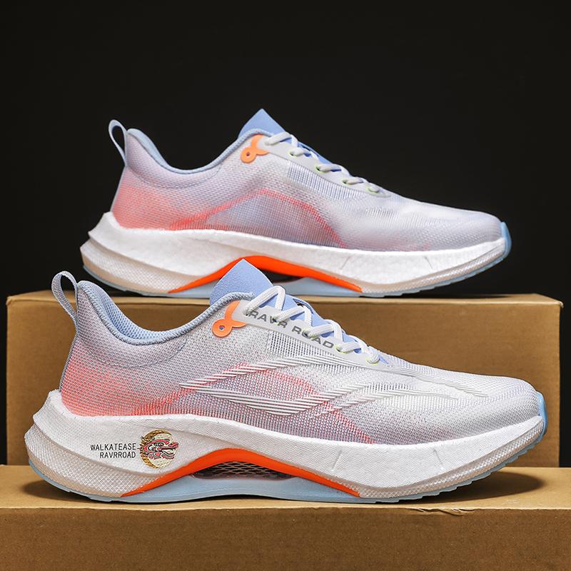 New Running Shoes Marathon Racing Carbon Plate Men's Sports Shoes Non-slip Cushioning Tennis Cross Training Shoes Trail Sneakers