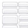 25x Drawer Organizers Set Storage Box Stackable Pet Easy To Clean Combination