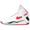 Air Flight Lite Slip Resistant Abrasion Resistant High Top Basketball Shoes Men's White Red 329984-103