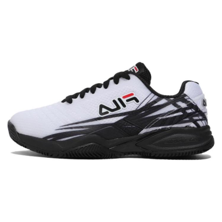 

FILA Axilus 2 Slip Resistant Abrasion Resistant Low top Tennis Shoes Unisex Gray Black 1TM01819F_112 250