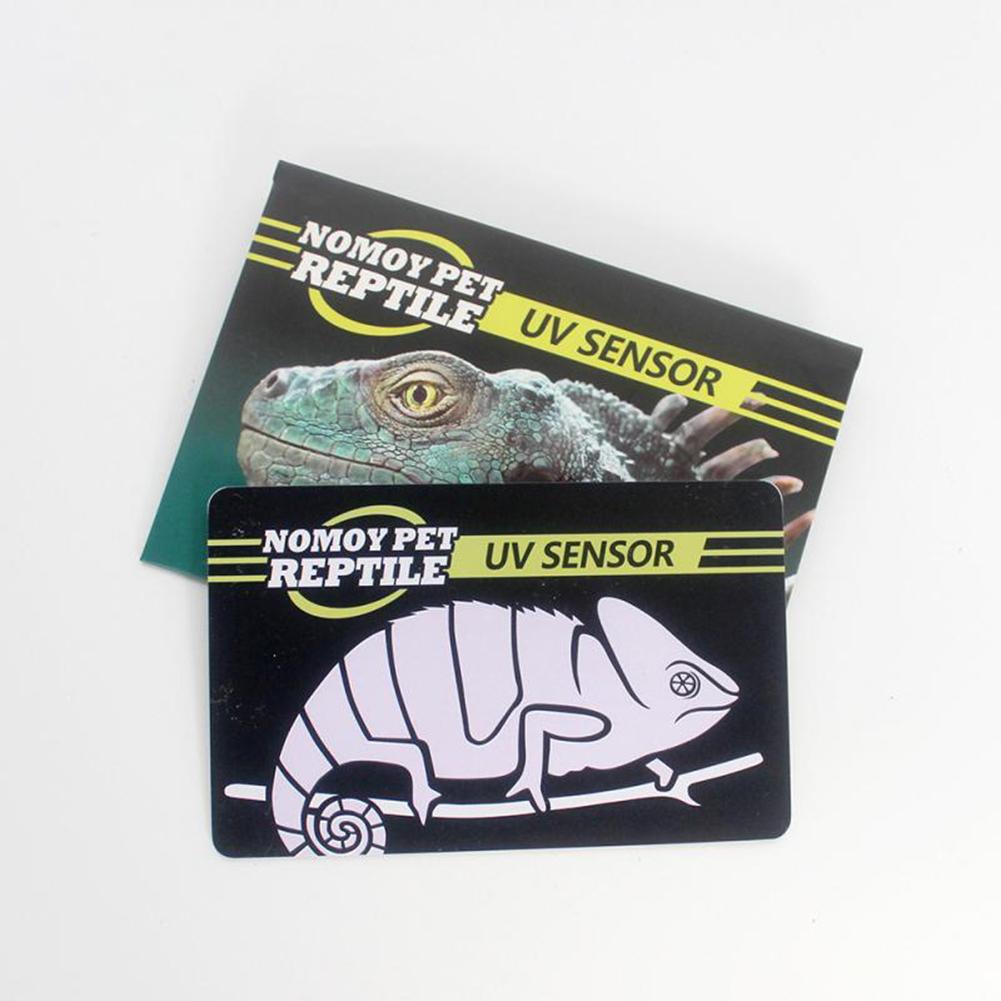 Reptile Uvb Uv Test Card 10 Seconds Detection Reusable Card Reptile Accessories Aquarium Equipment
