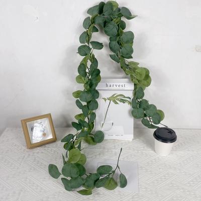 Artificial Vine 132 Mesh Eucalyptus Money Leaf Artificial Vine Home Wedding Outdoor Christmas Decoration Vine