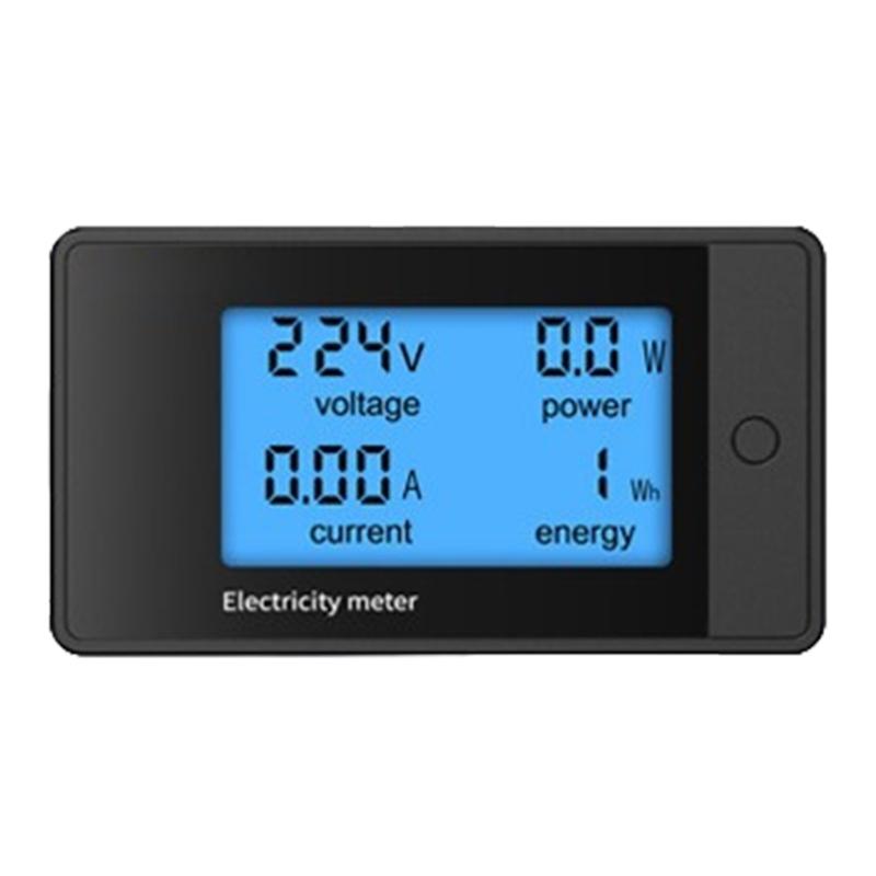 

LCD Digital Voltmeter Ammeter Volt Amp Watt KWH Detector Tester AC85-400V 0-20A 0-4400W 0-9999KWH Eletricity Monitor 1