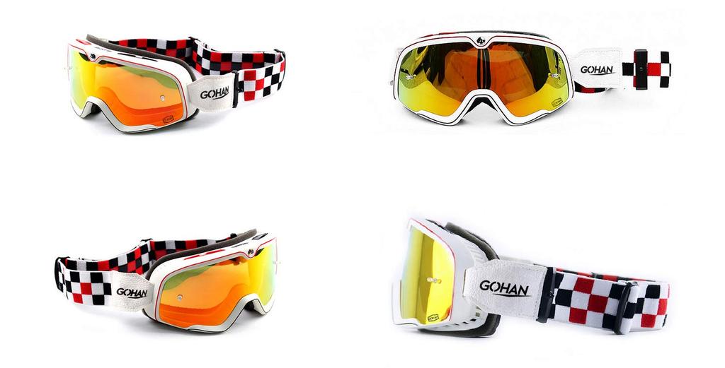 Goggles with Interchangeable Sports Sunglasses for Jet Half Outdoor Impact Wide Field of UV Helmet Portable and Easy To Perfect for Cleaning Winter