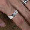 Versatile Stainless Steel Rings Jewelry DIY Drip Glue Rings for Everyday Wear