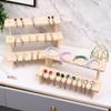 Rustic Wooden Display Riser 1Pcs Decorative Stand for Dessert Figurines Jewelry Organization Wedding Party Decor