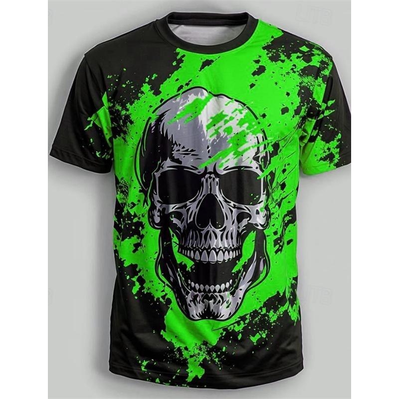 Men's Vintage Isle of Man Tt Motorcycle 3D Printed T-Shirt Personality Street Men's T-Shirt Fitness Oversized T-Shirt