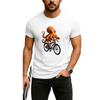 Octopus Tshirt, Riding Bicycle Shirt, Womens Mens Graphic Shirt,Cyclist Gift