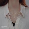 Fu Character Chalcedony Necklace - Women's Trendy, Simple Chinese Style Pendant with Versatile Fashionable Clavicle Chain