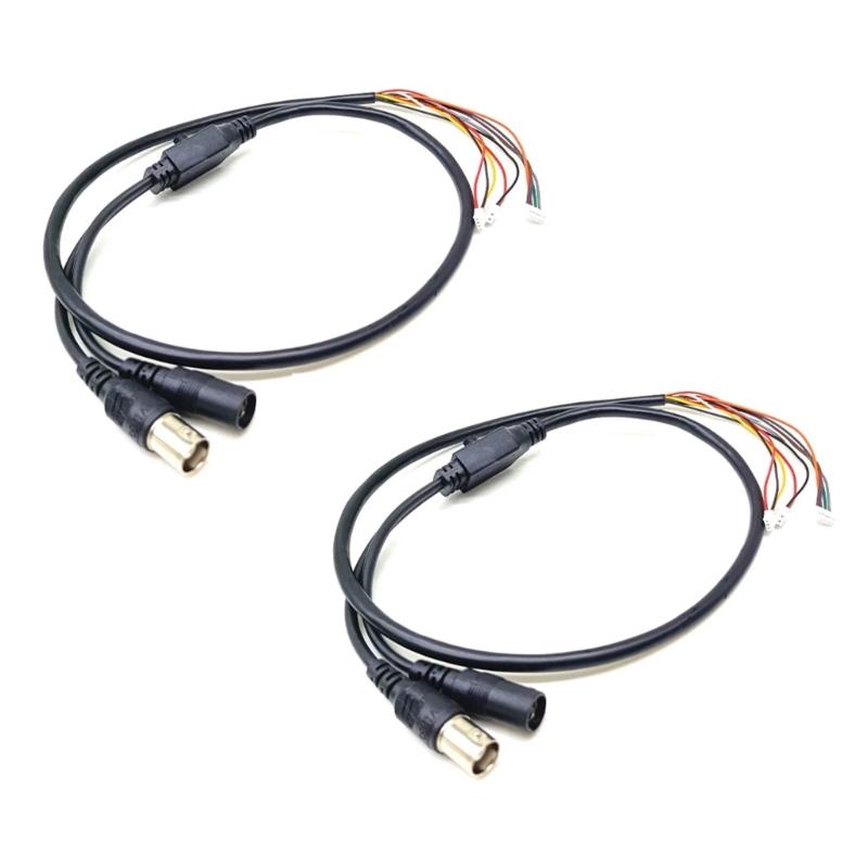 11 Pin CCTV Camera Connection Cable With OSD Menu Button Power Supply And BNC Video Output