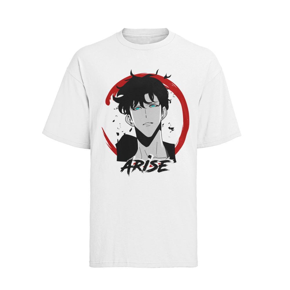 

Solo Leveling Sung Jin Woo Anime Monarch Demon Womens Oversized Shirt 100% Cotton XL