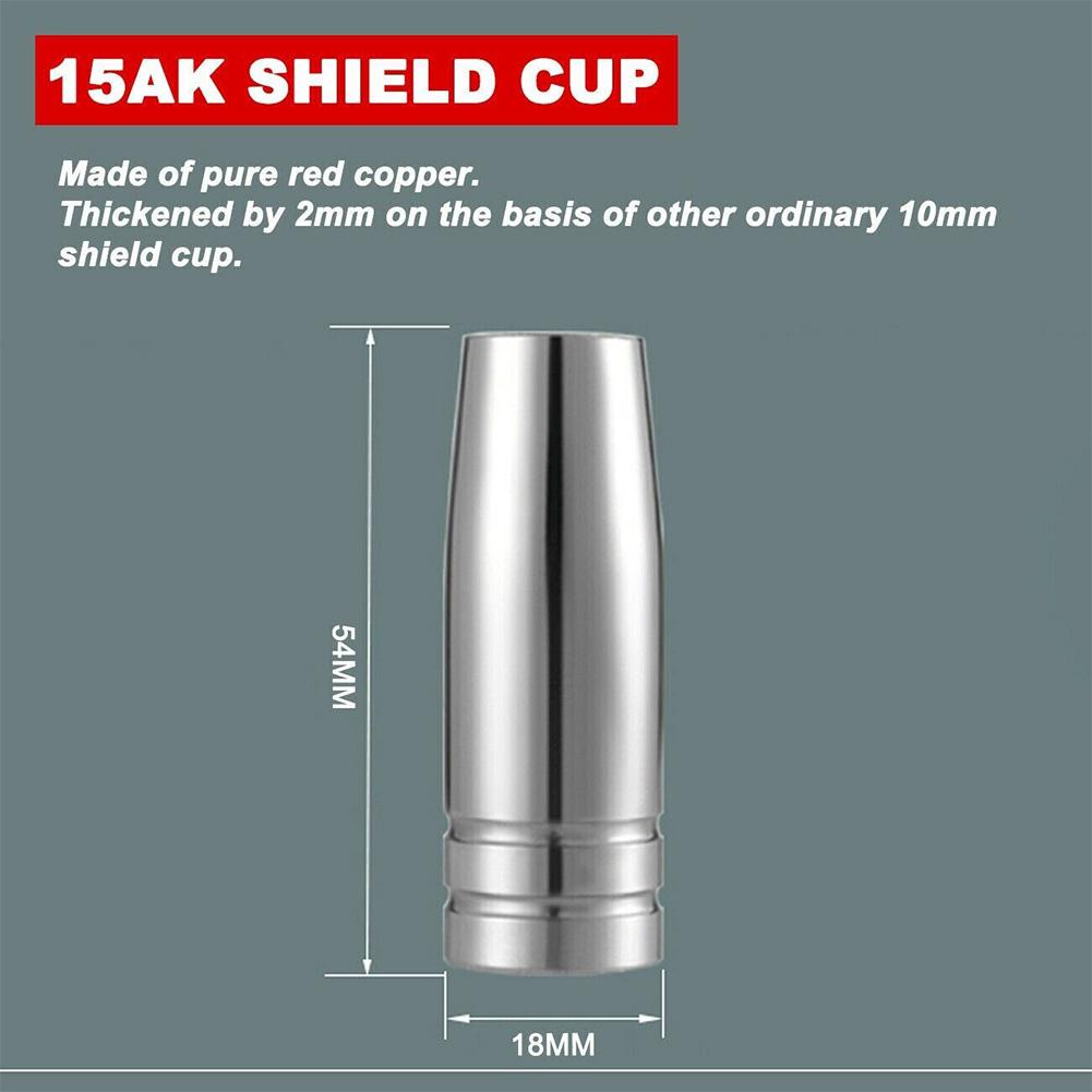 Mig Contact Tip Consumables 16PC MIG Welding MB15 15AK Contact Tip 0.8/1.0/1.2mm Conductive Nozzle Consumables Welding Torch