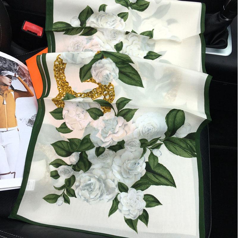 Silk Silk Scarf Women'S Spring Foreign Style Versatile Mulberry Silk Mother Gift Silk Shawl Outer Scarf