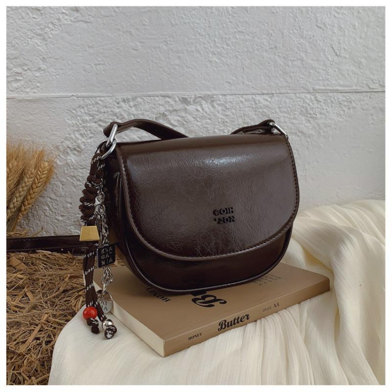 High-end Saddle Bag, Fashionable and Versatile Commuter Single-shoulder Bag, Crossbody Bag