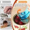 Can Opener with Magnets, Nail-Friendly Design, Dual-Function Can And Mason Jar Opener, Smooth Opening Can Openers
