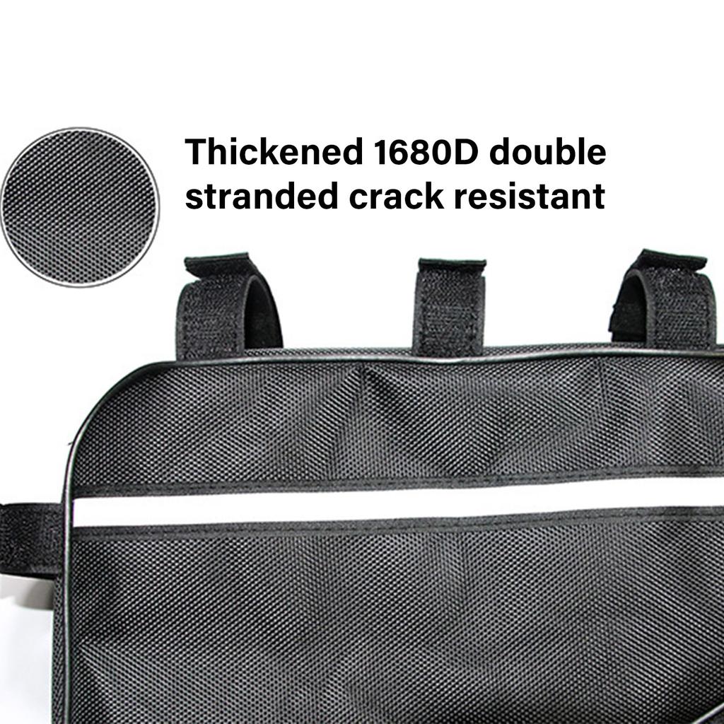 Electric Scooter Battery Pack Storage Bag Universal Bicycle Frame Bag for Battery Triangular Battery Pack Organizer Bag