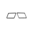 Dashboard 2006-2010 For BMW X3 E83 Side Outlet Vent Cover Trim Real Carbon Fiber