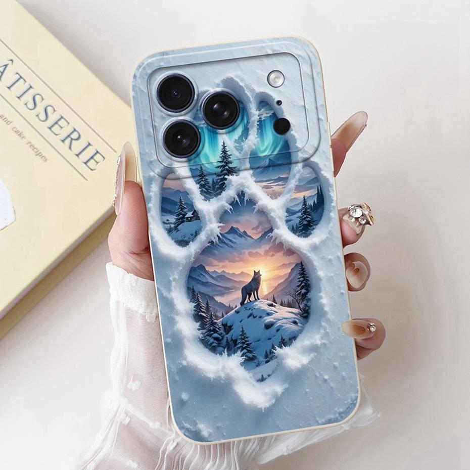 Beautiful Floral Phone Case For iPhone 17 Pro Max 17 Air Soft Silicone Shockproof Cases For iPhone17 17Pro 17Air Cover Bumpers