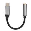 D0101 USBC Type C Adapter port to 3.5MM       Earphone Headphone Cable USB(Gray )