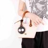 Creative Coal Ball Leather Bag Pendant: Trendy & Cute Ornament Accessory