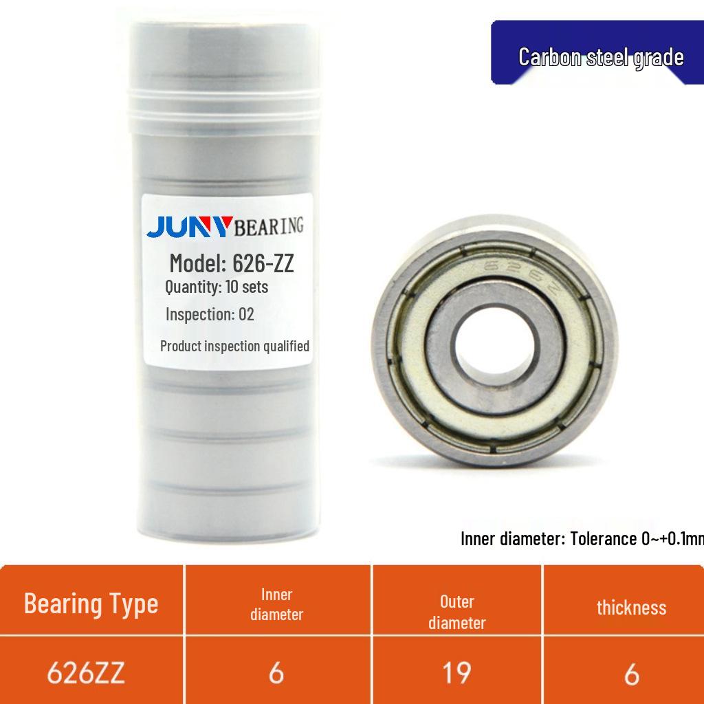 High-Speed Miniature Bearings 623-629 for Toys and Motors (ZZ/RS)