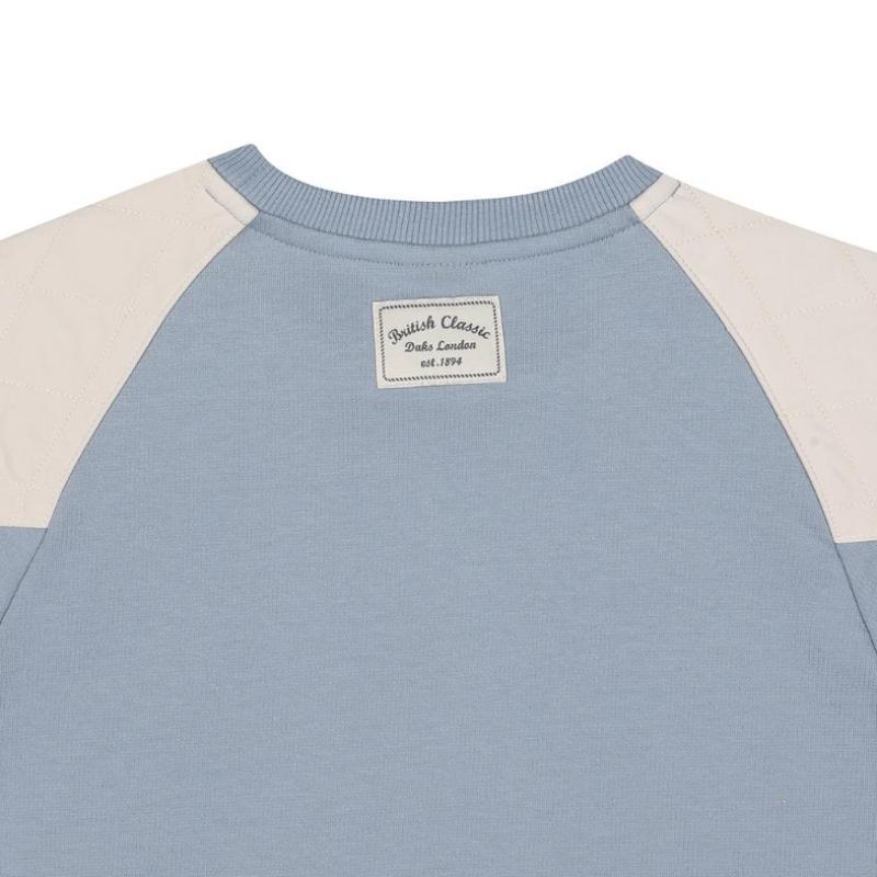 Daks Little Daks Kids Quilting Mix Sweatshirt Dtw12tm11m Lu