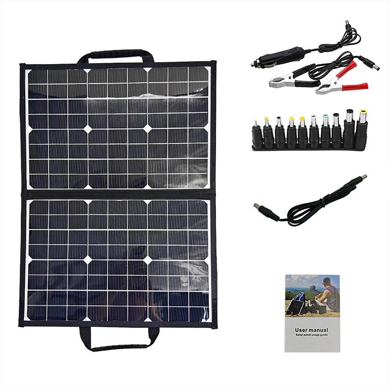 

1000W Solar Panel Portable Folding Bag USB Type-C DC Output Solar Charger Outdoor for Car Boat Caravan Camping Power Generator
