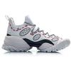 LiNing Countflow Monster Eye Mid Durable Breathable Retro Basketball Shoes Men sneakers White Red AGLP135-3