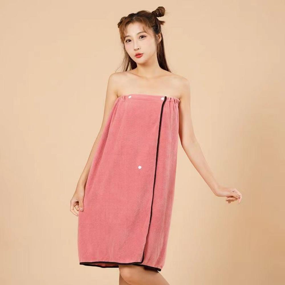 Microfiber Bath Skirt Cartoon Wrap Shower Skirt Beach Towel Spa Bathrobes  Lady