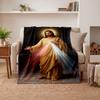 Divine Mercy (5) Soft Warm Flannel Blankets Comfortable Blanket for Home Decoration Gifting