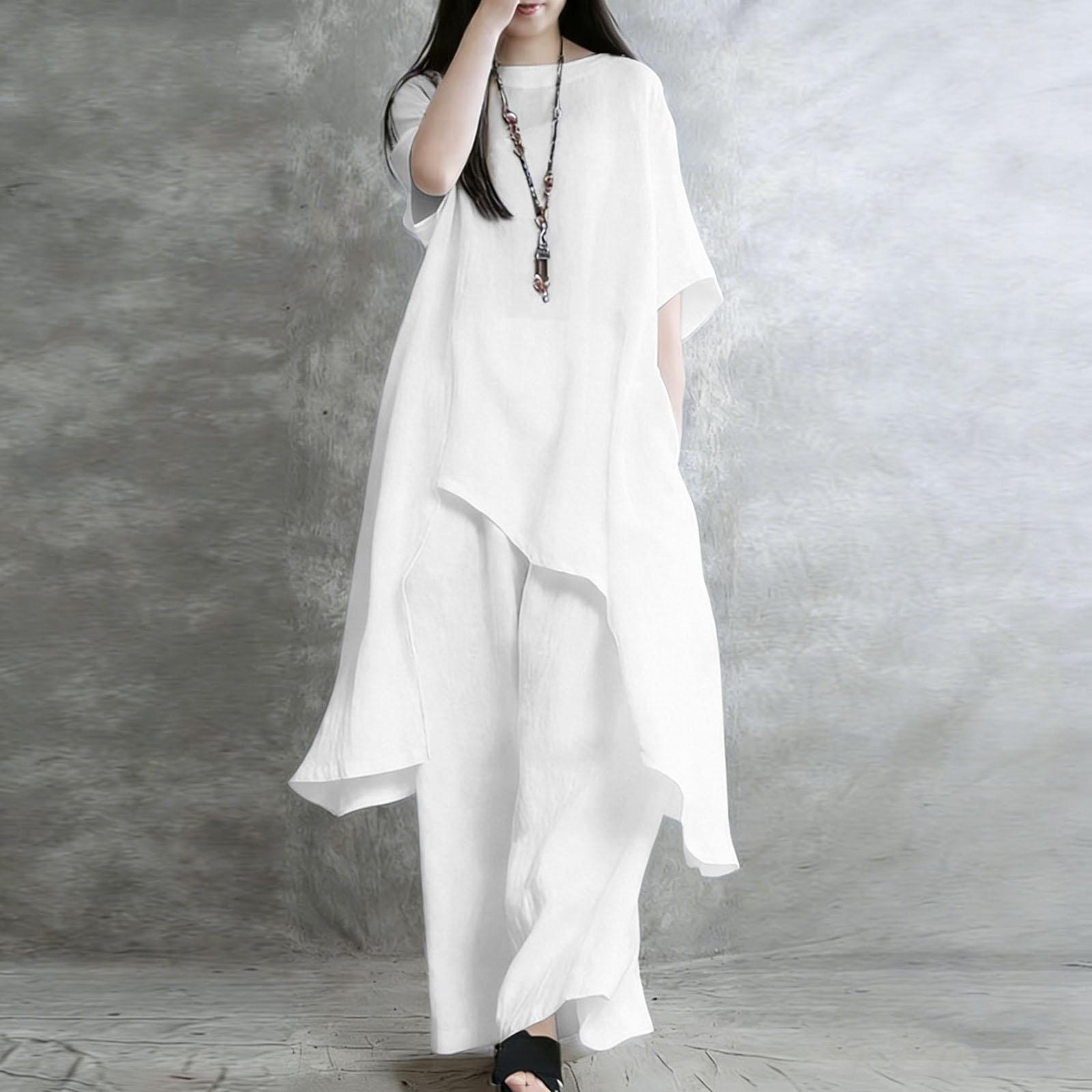 

Women s Fashionable Casual Set XL білий