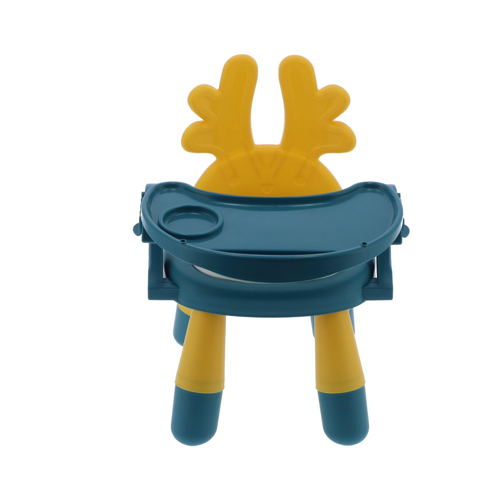 

Foldable Baby Chair Healthy Care Dining Chair Activity Feeding Chair for Babies Toddlers(YellowGreen )